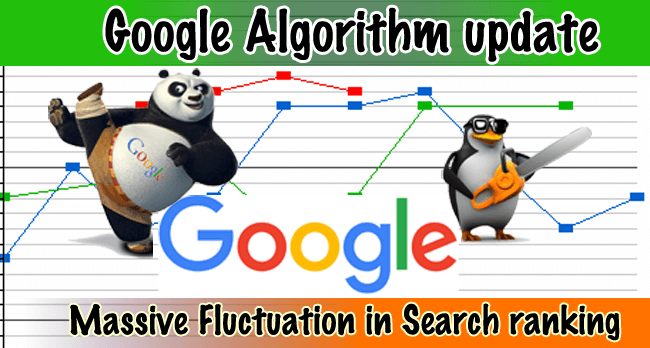 Massive Google Algorithm Update, Substantial Fluctuation in Search Engine Ranking