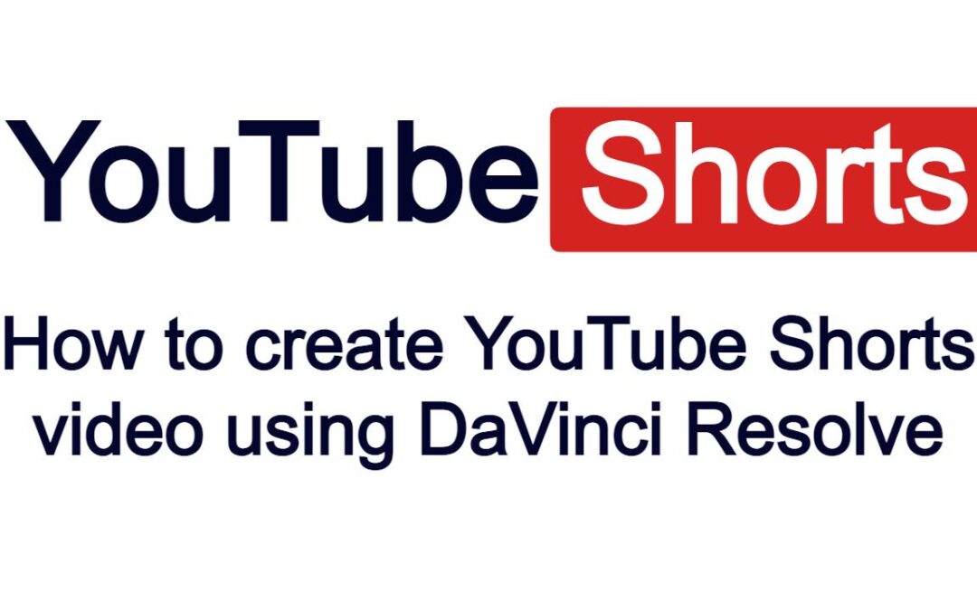 How to create YouTube Shorts videos #Shorts, DaVinci Resolve