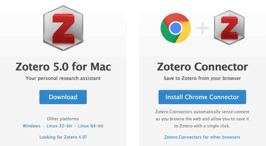 zotero connector for chrome