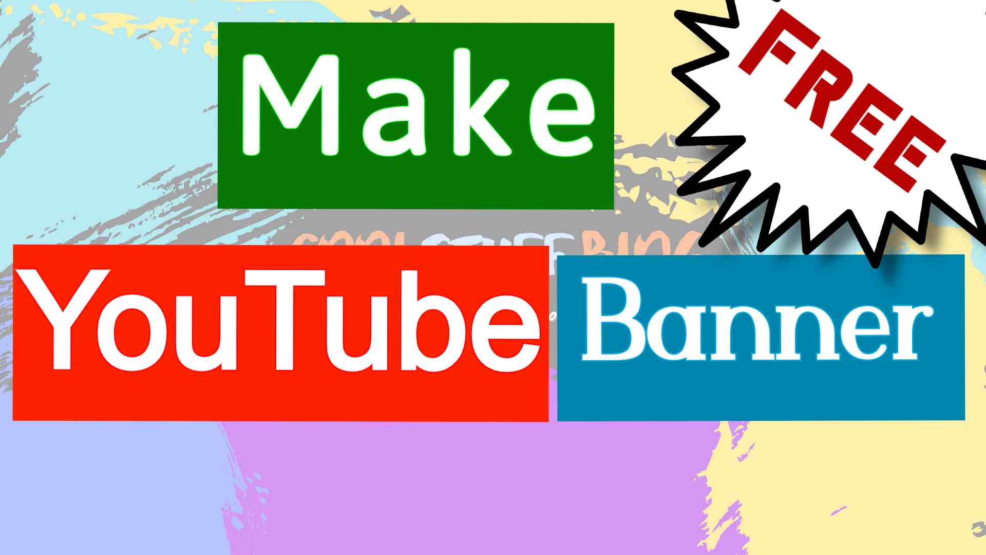 Make YouTube Banner without Photoshop