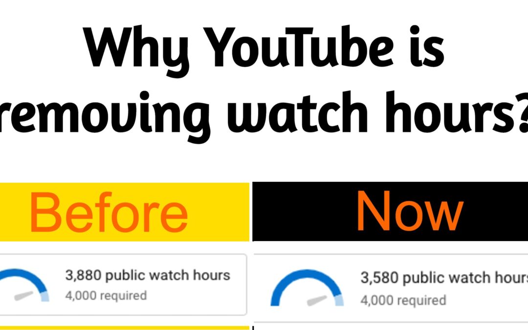 YouTube Watch hours are decreasing in my channel, I found out why!