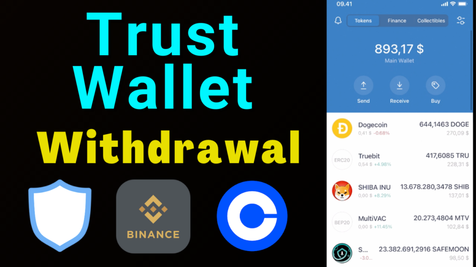 how to get my money from trust wallet